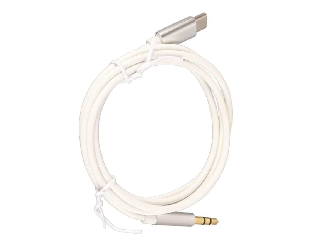 Cabo Resistente Com Conector Usb-c Para Entrada Auxiliar Para Streaming