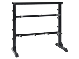 Vidaxl Suporte Para Halteres Preto 99 X 45 X 95,5 Cm