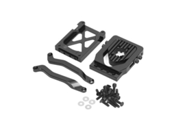 Mali base de Motor de Liberação Rápida em Alumínio para Traxxas 1/6 Xrt 8s 1/5 6s 8s Preto
