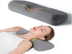 Lurelia Almofada Banho, Espuma Viscoelástica, Ergonómica, Respirável, Hipoalergénica, Lavável, Removível, Banheira Spa, Cinza Escuro