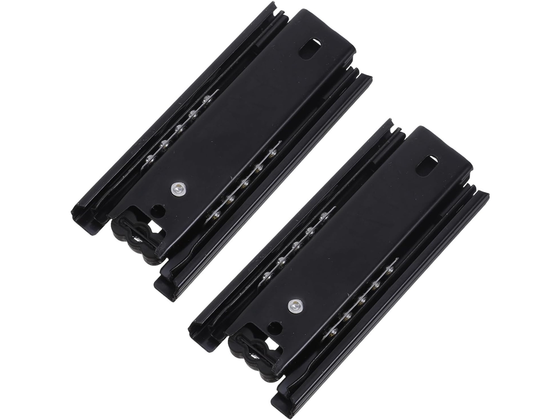 Mini Corrediças Telescópicas Para Gavetas, 2 Peças, 3 Seções, Com Rolamentos De Esferas