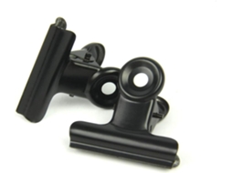 30 unidades de clipes bulldog transparentes de 22 mm, clipes metálicos comuns para arquivos pequenos, ideais para projetos técnicos, escritório e uso doméstico. BRILVIBERA