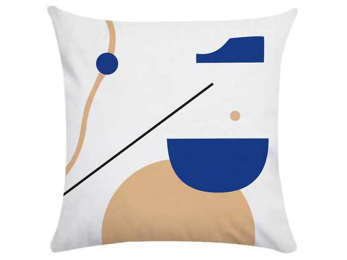 Fronha de Travesseiro Pelúcia Alta Densidade Estilo Nórdico para Sofá Cama 45cm