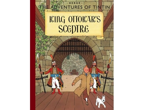 Livro King Ottokar's Sceptre de Herge (Inglês)