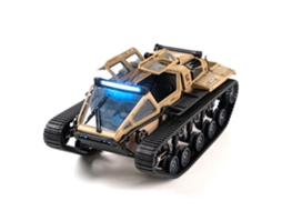 Bateria Cinza Onejjrc C8812 Rtr 2.4g Tanque Drift Off road Led Proporcional Rotação 360° Brinquedo MDUG