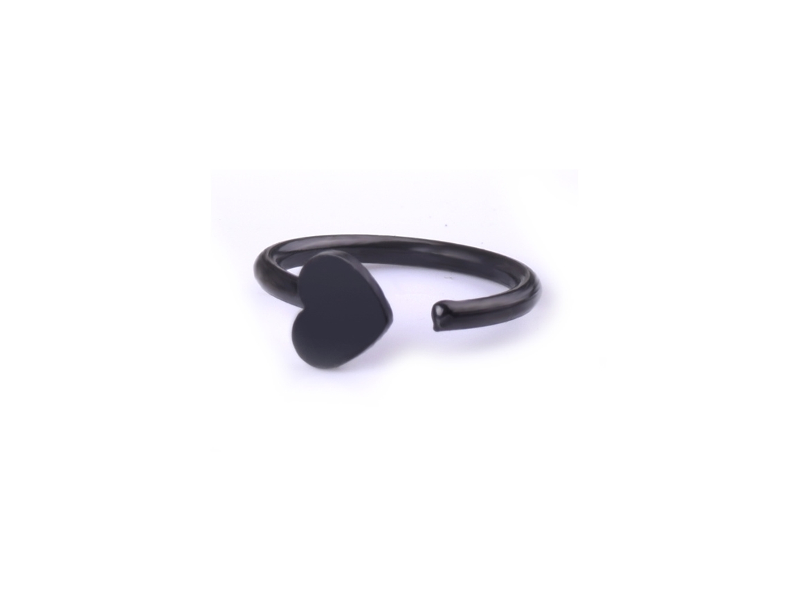 Brinco De Nariz De Aço Inoxidável Forma De Coração Decoração