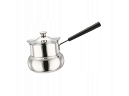 Cafeteira Turca Para Fogão De Indução Com Alça, Formato De Tambor, 180 Ml Brilvibera