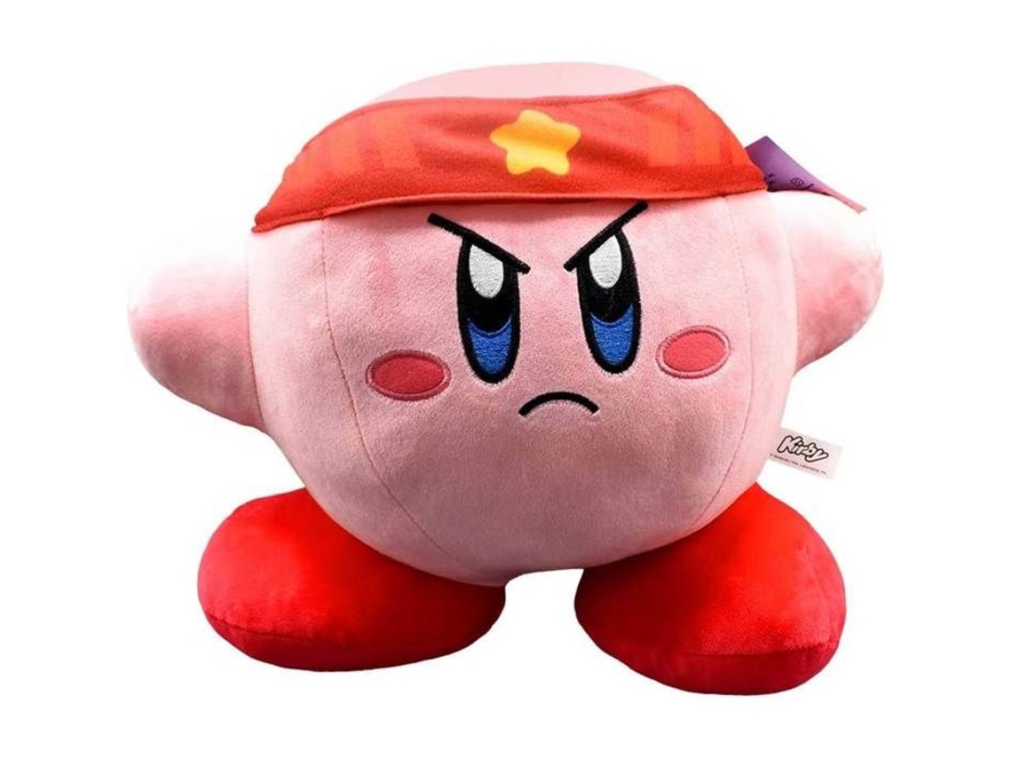 Pelúcia Ninja Kirby Rosa/Vermelho Just Toys, 3 anos, Misto