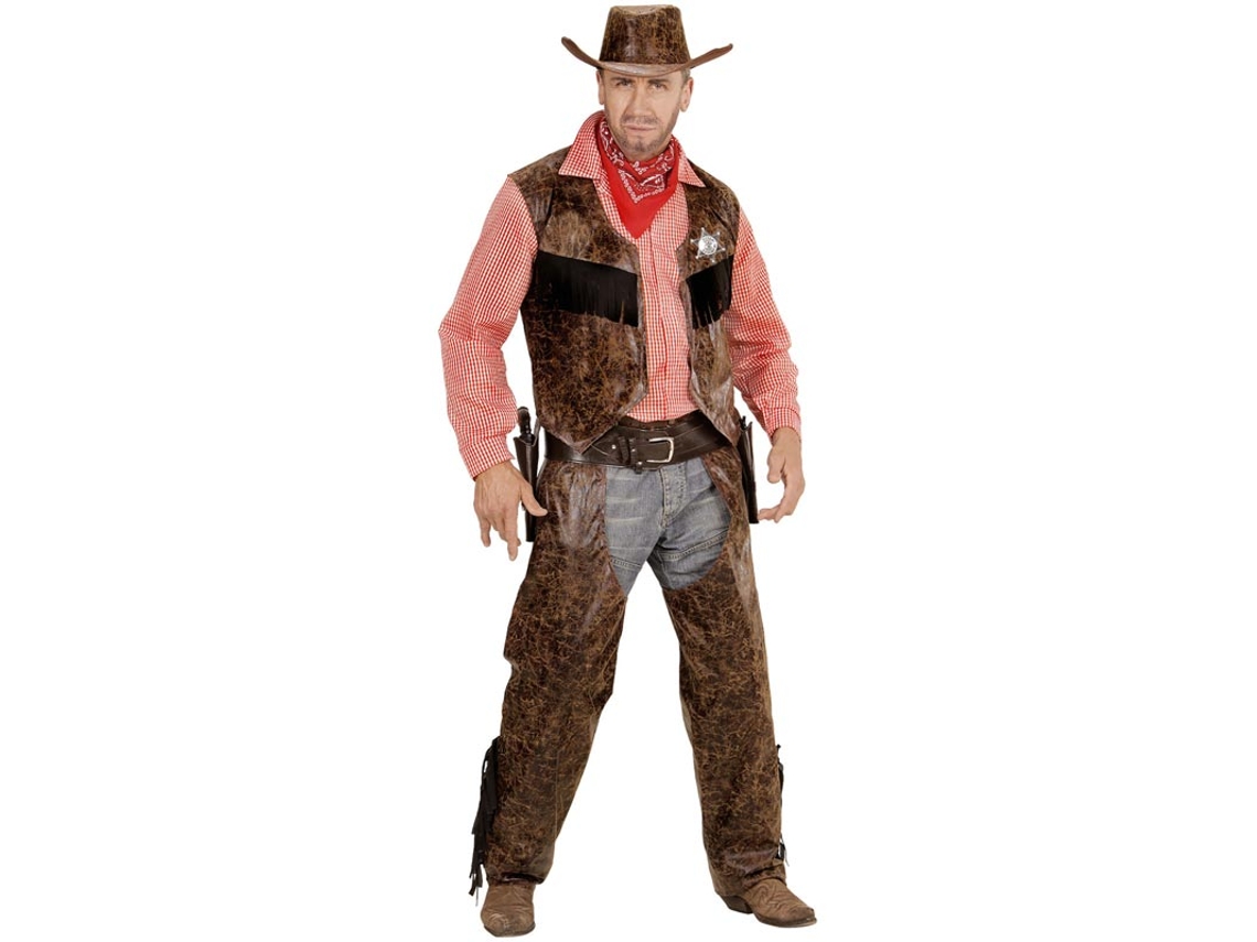 Fato de cowboy pistoleiro para homem
