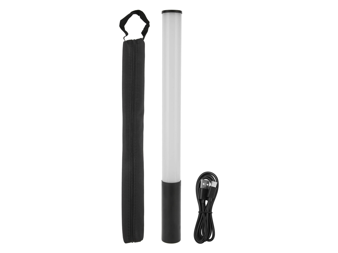 Mali vara de Luz Led Rgb 9w 1000lm 2500 9900k Ajustável 10 Cores 10 Efeitos para Fotografia e Vídeo