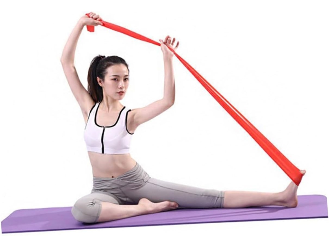 Milisten Conjunto De 3-faixas Elásticas Resistência Para Exercícios Físicos, Alongamento, Yoga, Fisioterapia E