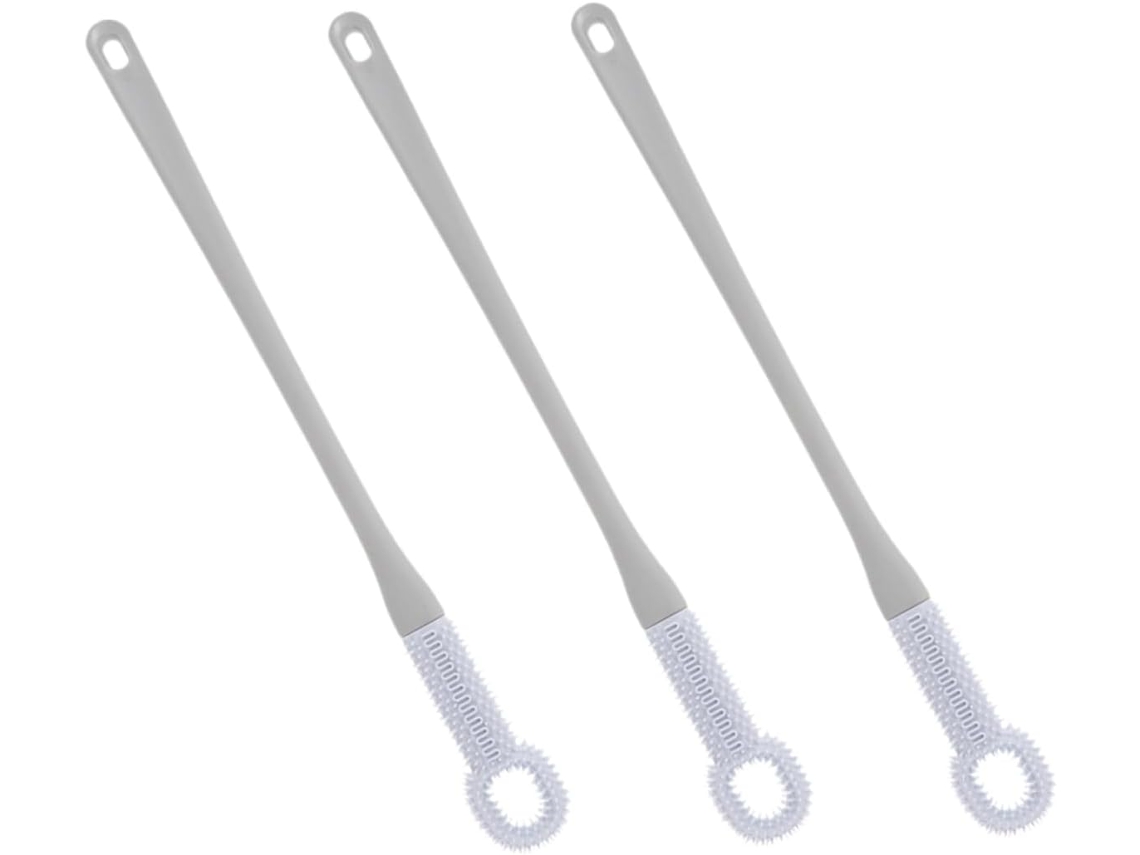 Conjunto De 3 Escovas Limpeza Para Os Pés Minkissy Em Pp Macio E Tpe Esfoliação Cuidados Com Dedos