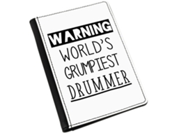 Capa para Passaporte Gift Base Warning World S Grumpiest Beater