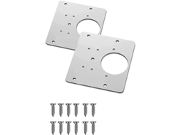 Placa De Reparo Dobradiça Em Aço Inoxidável Com Recurso Resistente À Ferrugem Para E Montagem Portas, Armários E Gavetas
