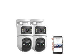 Câmera Ip, 3 Mp, Conectividade Wifi, Wifi Sem Cartão 2pcs