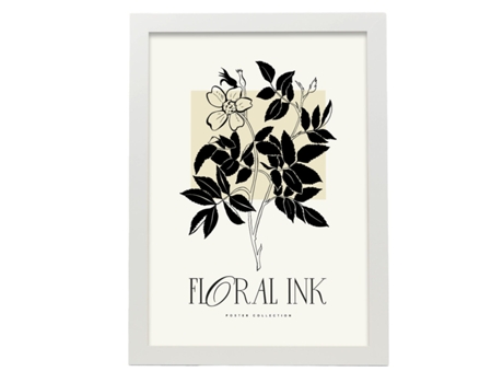Póster Artemante NACNIC Pop. Ilustrações artísticas modernas da Petúnia para decoração de interiores.