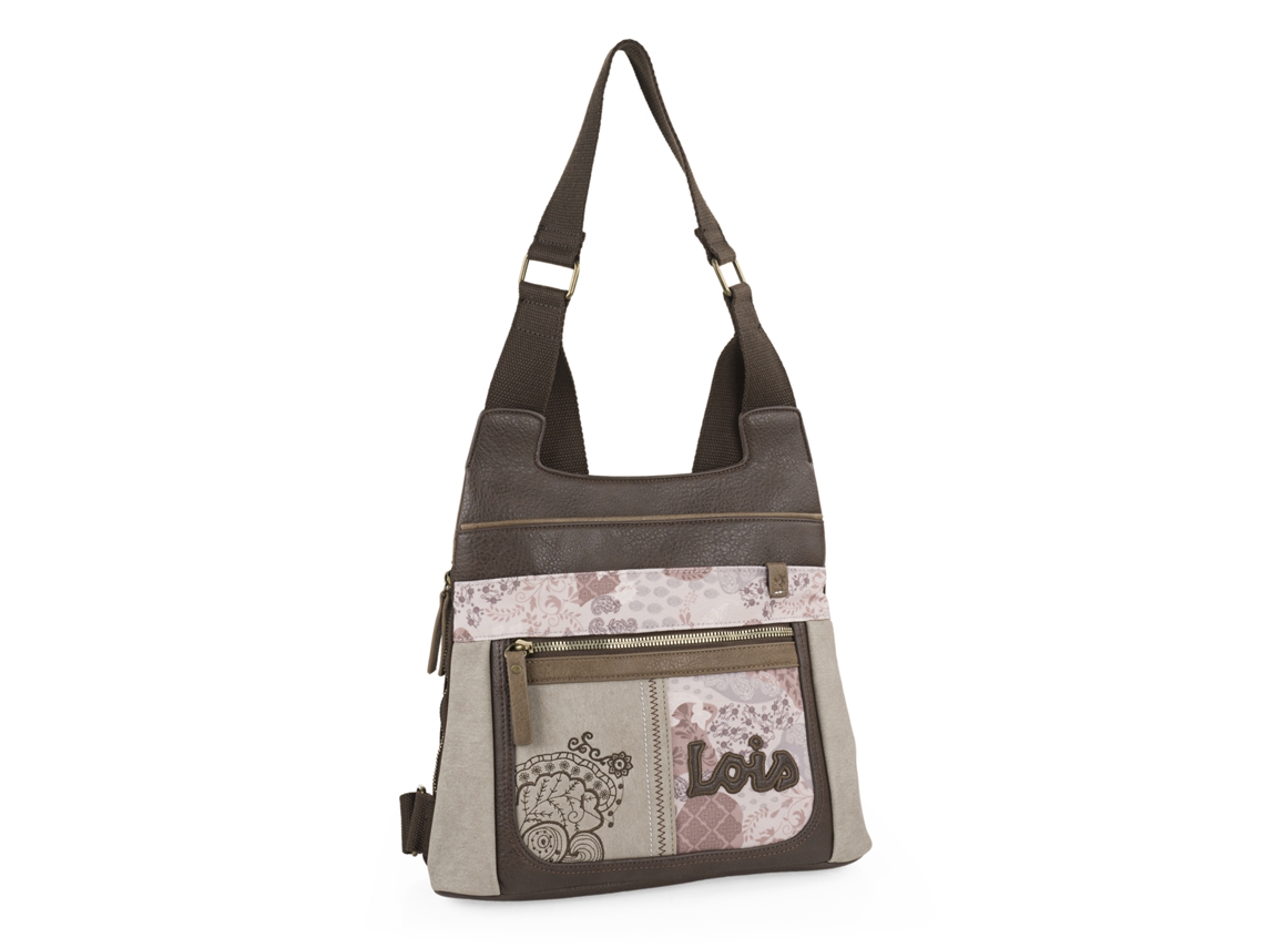 Mochila feminina LOIS Virginia taupe