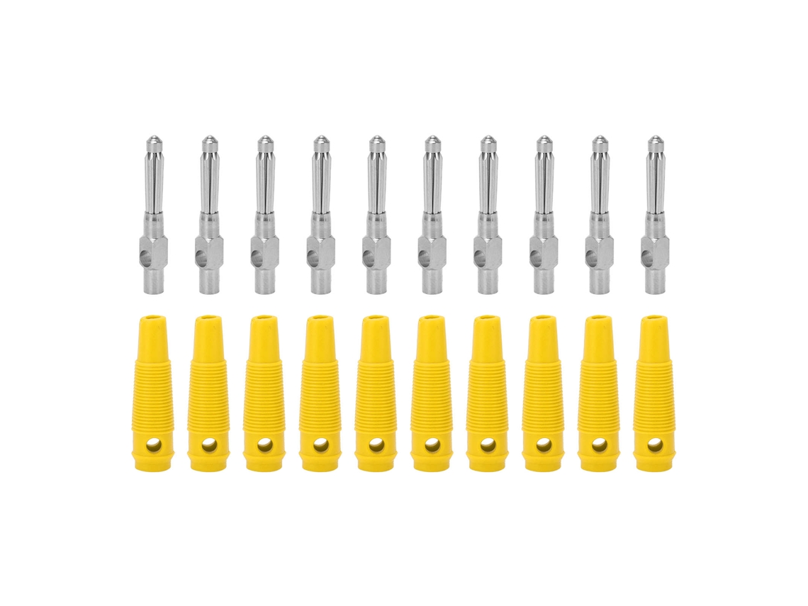 Plugue Banana YURU 4mm 7pin macho empilhável cobre 1000V | S/MARCA