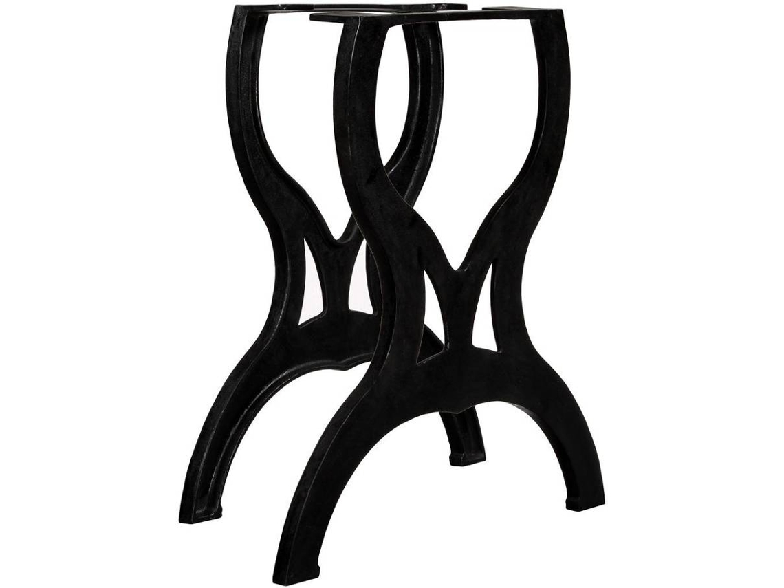 Dining Table Leg, Dining Table Legs Vidaxl Preto Ferro Fundido (n/a)