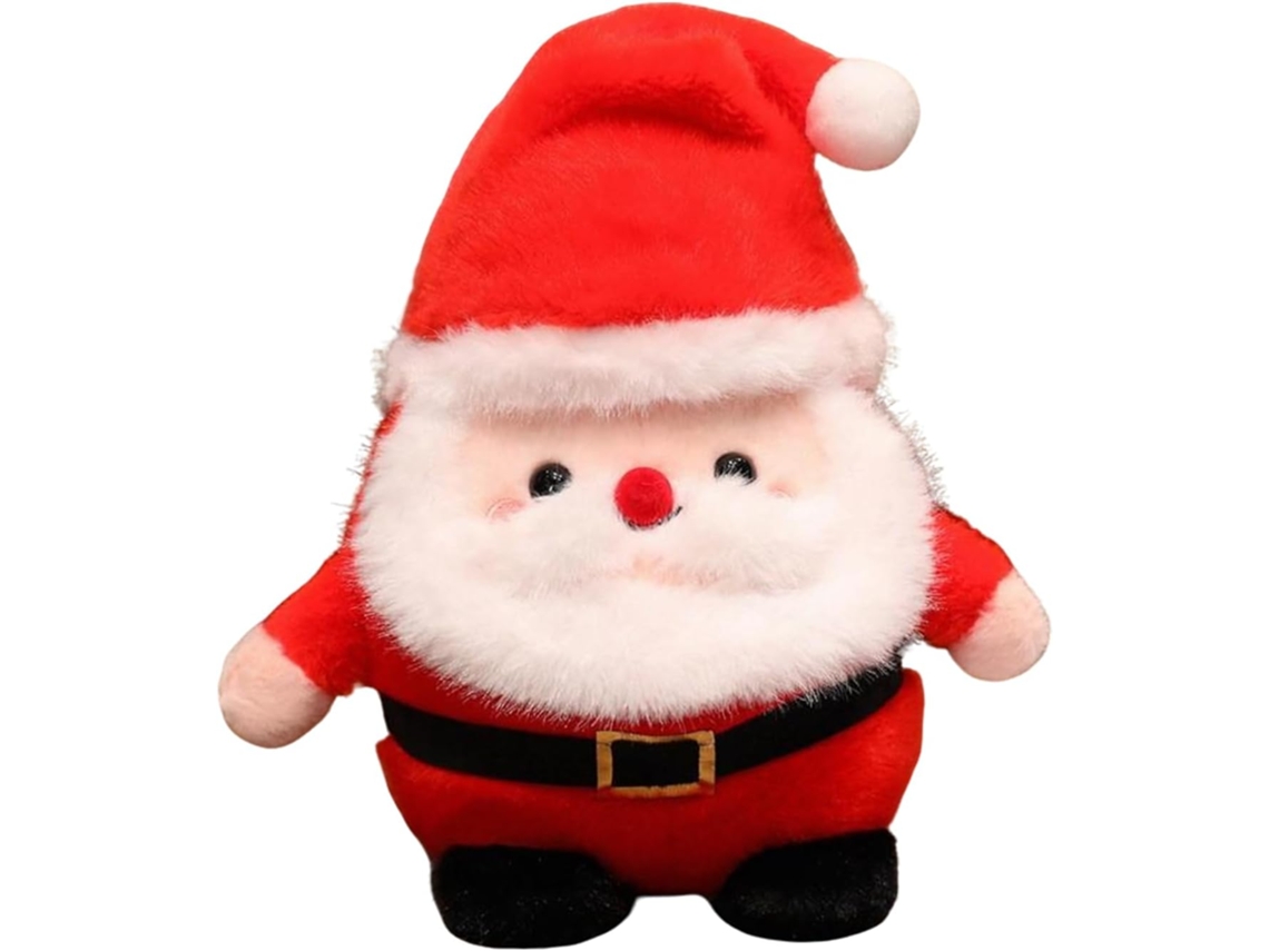 Boneco De Papai Noel Pelúcia Macio, Brinquedo Com Tema Natalino,
