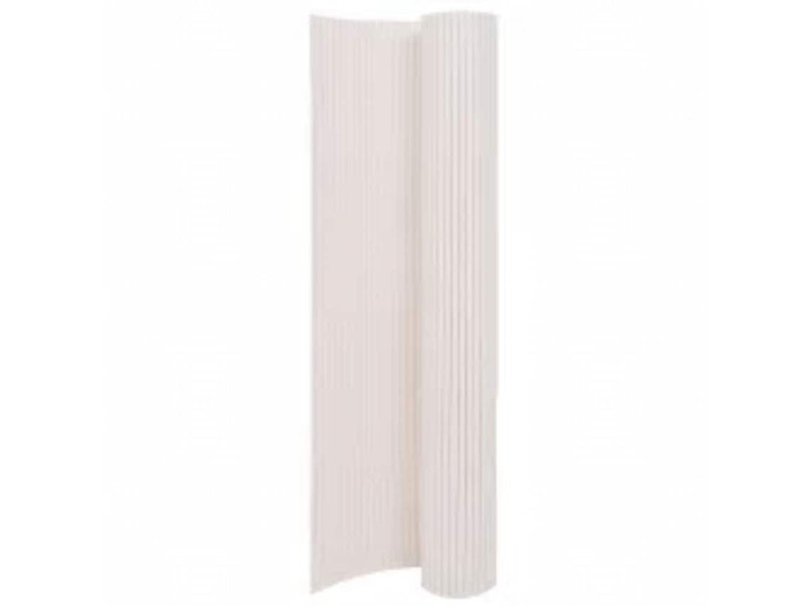 Vidaxl Cerca De Jardim Dupla Face 110x300 Cm Branco