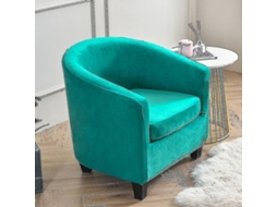 Capa Para Poltrona De Sala De Estar Slipcover Para Cadeira De Poltrona Com Estampa Liso Azul Pavo Real