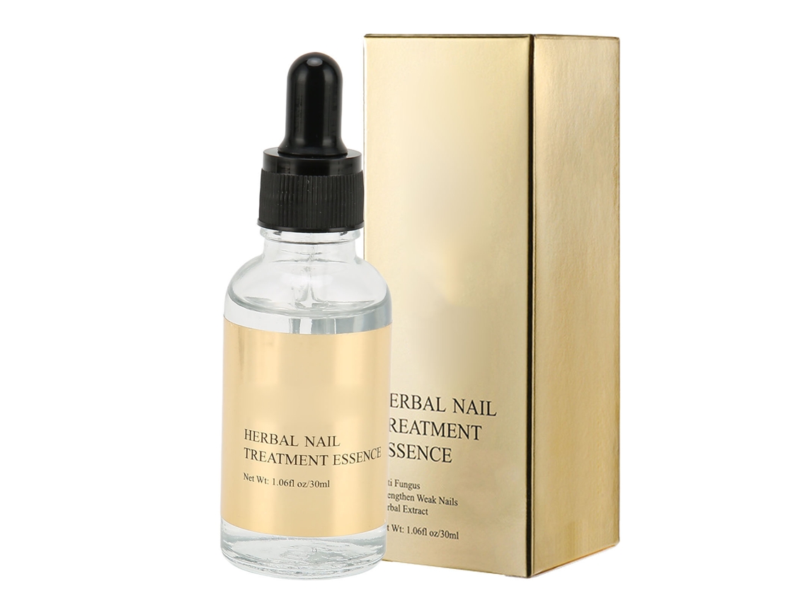 Sérum herbal para tratamento e nutrição das unhas.
