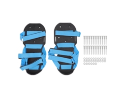 Primerox Sapatos Aeradores de Gramado com Pontes para Jardim e Pátio, Azul