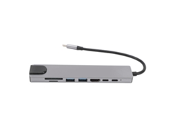 Dock LAXISCREED 8 em 1 Hdmi 4k Pd 87w