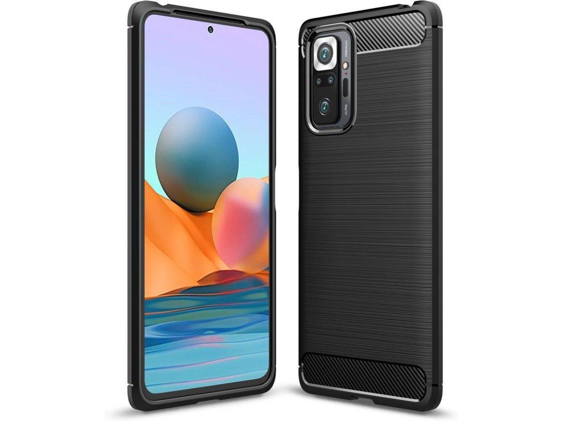 Capa Xiaomi Redmi Note 10 Pro HFS-HOUSE Carbone Preto