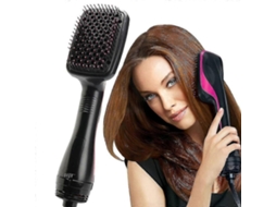 2 em 1 Cabelo Volumizador Secador Escova Secador de Cabelo Alisador Pente Quente Ar Brus TAISHENGDA