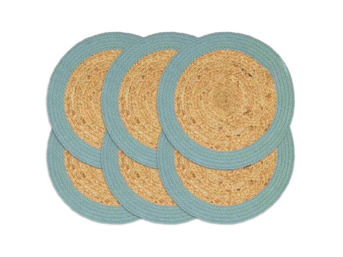 Placemat, Placemats Vidaxl Verde Algodão (n/a)