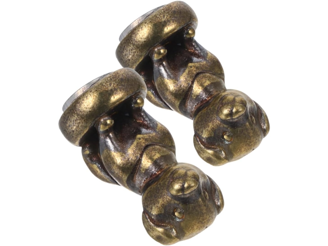 Dobradiças De Cobre Para Portas, Com Detalhes Decorativos Finos E
