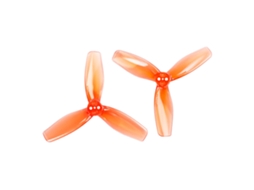 Hélice Gemfan 3024 de 3 Polegadas com 3 Pás em Policarbonato e 3 Furos, Azul (2 Pares / 6 Pares), Compatível com Motores 1408 3950kv. MDUG (1,5 Mm)