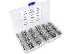 Sortimento De 126 Fusíveis De Vidro, 6 X 30 Mm, Fusível Rápido Para Carro, Fusíveis De Vidro Slowmoose (amp 1a 2a 3a 5a 6a 10a 15a 20a 25a)