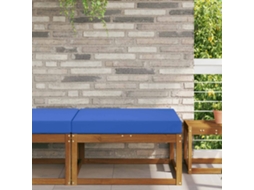 Vidaxl Almofada Para Sofá Externo Poliéster Azul Royal 80 X 80 Cm