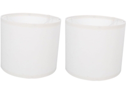 Conjunto De 2 Capas De Linho Para Abajur, Capas Para Luminária De Cabeceira, Luz Suave, Design Removível.