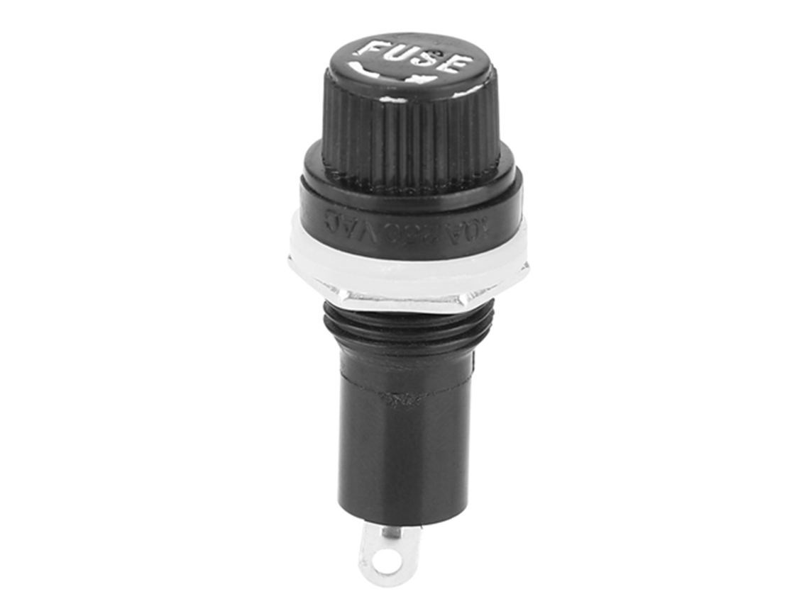 Laxiscreed Suporte De Fusível Com Tampa Para Tubo De Vidro 5x20mm, Pack De 20 Peças