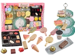 Conjunto De Pastelaria Para Café, Doces, Estatuetas, Bolo De Café, 50 Peças. B. ativo