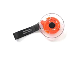Sacola de Compras Dobrável em Formato de Disco, Multifuncional, Ideal para Economizar Espaço e Transportar Compras. Cor Vermelha. GOKOCO