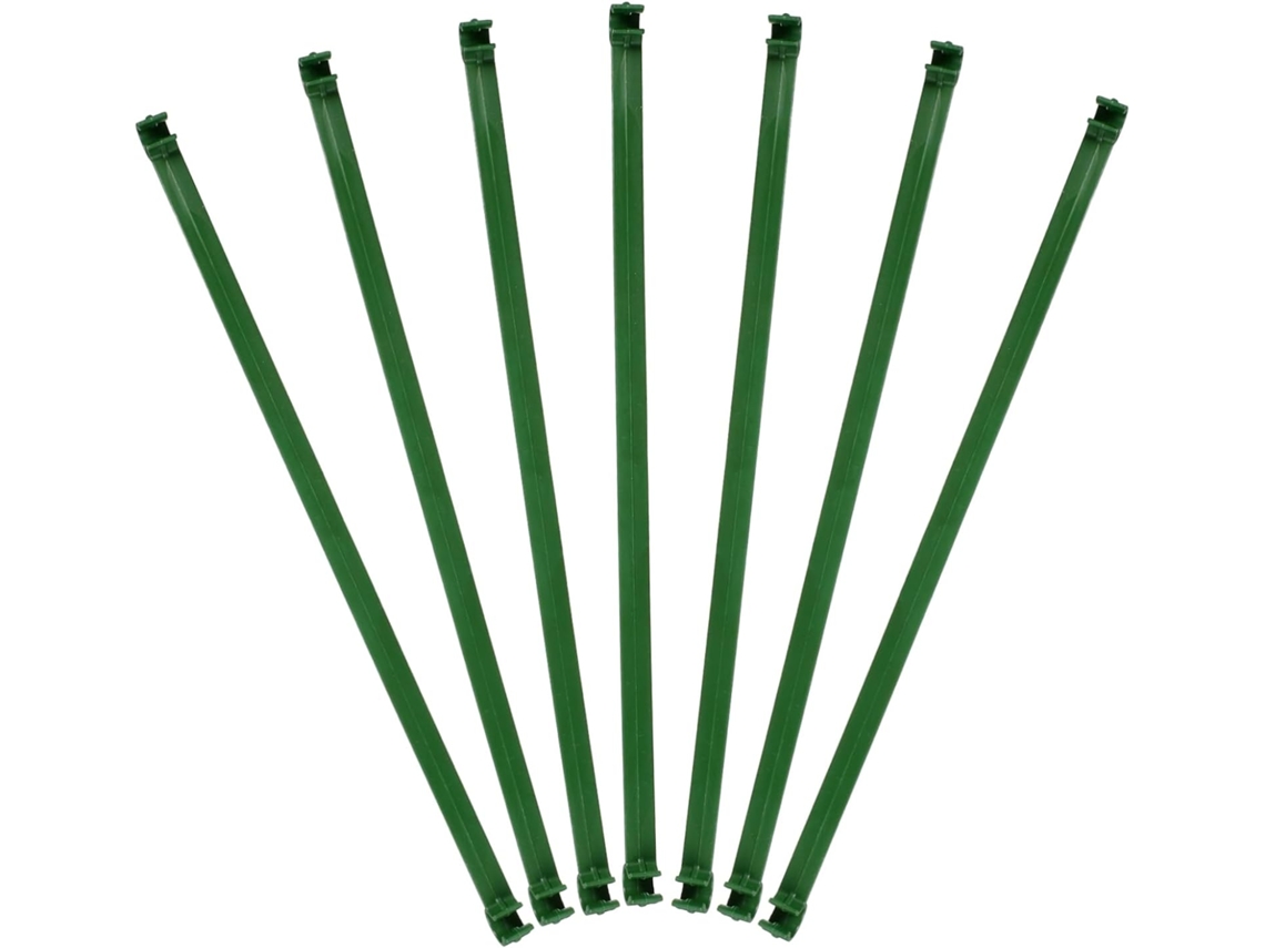 Conjunto De 24 Conectores De Haste De Suporte Em Plástico Verde