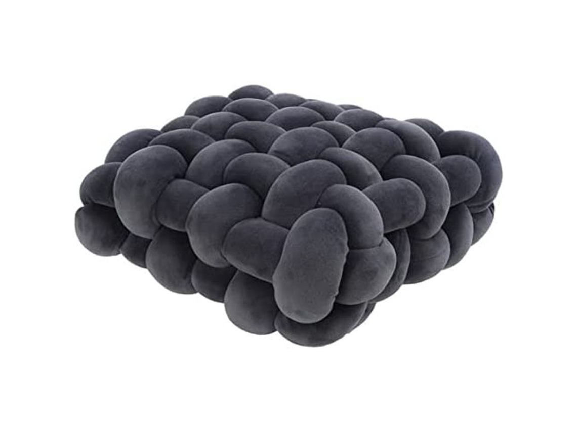 Nova Line travesseiro Decorativo de Nó para Casa Almofada Suave em Veludo Cristal com 8 Cores