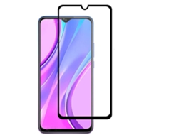 Kit Película Full Cover + Capa Rugged Leather + Suporte Magnético Multifunção Redmi 9