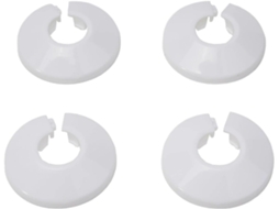 Placa De Cobertura Para Tubo, 20 Peças, 15mm, Tampa Decorativa Para Torneira, Conector De Tubo Água Em Aço Inoxidável