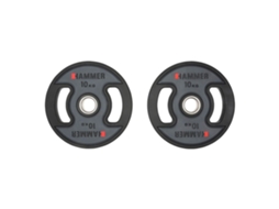 Disco Olímpico 10Kg 2 Unidades Prateado 10 kgfinnlo