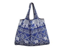 Sacola de Compras Feminina Extragrande, Dobrável, Resistente a Rasgos, Impermeável, Lavável na Máquina e Reutilizável. GOKOCO
