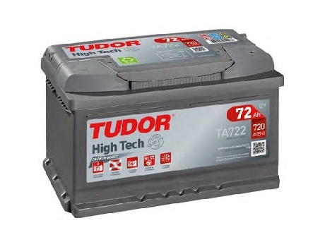 Bateria de carro TUDOR TA722 72Ah 720A Gama de alta tecnologia