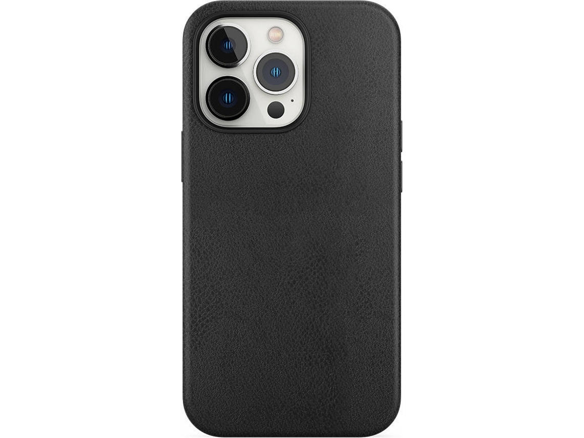 Capa JUST IN CASE Ecopelle iPhone 16 Plus (Outlet Grade A - Preto)