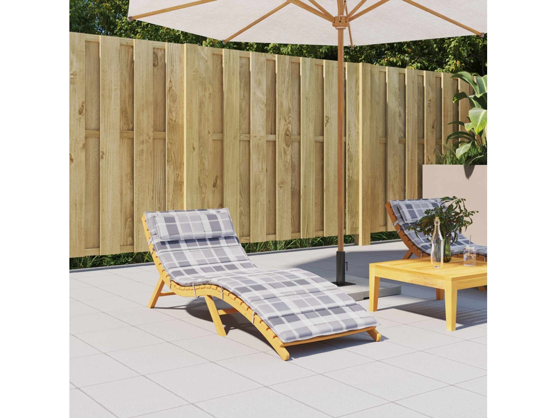 Vidaxl Almofada Para Espreguiçadeira Solar Tecido Oxford Multicolor