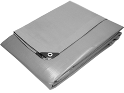 Tela com Ilhós ECD Polietileno (Cinzento - 3x5 m 180g/m²)